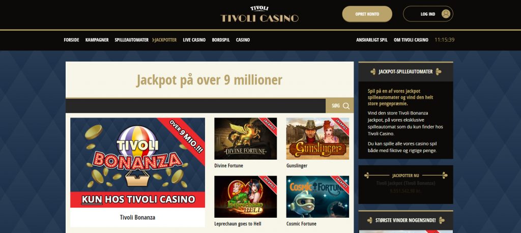 tivoli casino jackpot 